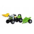ROLLY TOYS minamas traktorius Deutz-Fahr Agroplus 420 su krautuvu ir priekaba